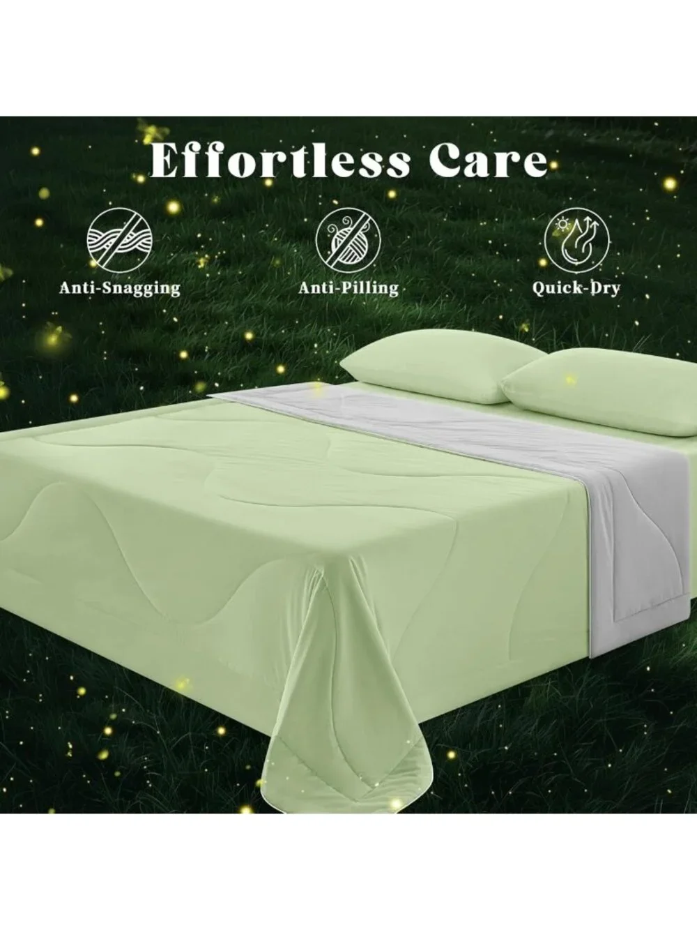 Queen Size Cooling Comforter for Hot Sleepers - Lightweight, Soft, 80